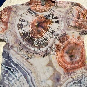 ACL Rock N Recycle shirt, home made tie dye for a twist!